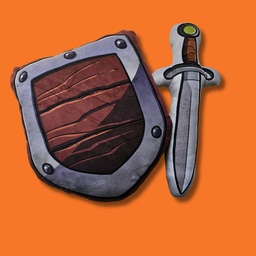 Escudo & Espada de Peluche